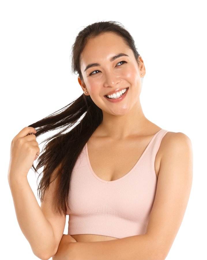 Smiling Asian Girl Sportswear 1