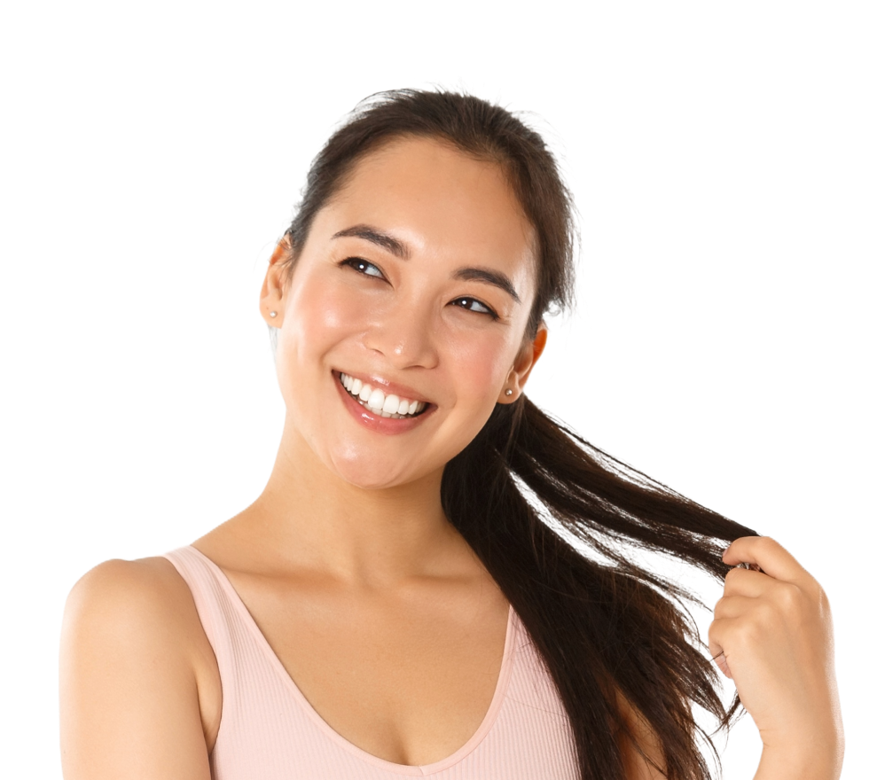 Smiling Asian Girl Sportswear 1